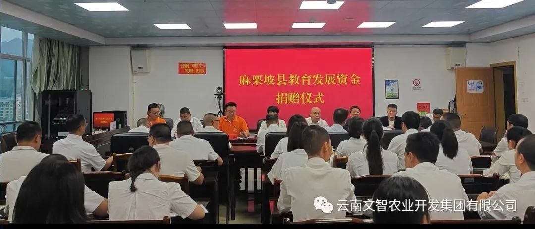 奖教助学促奋进，助梦启航谱新篇 | 云南文智集团向麻栗坡教育系统捐赠180万元