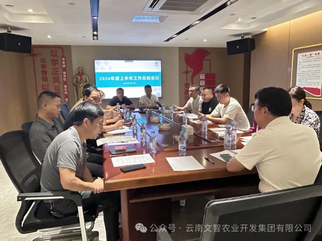 2024年文智集团总经理年中工作总结会议召开